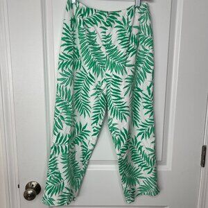 Talbots Tropical Capri Bottoms Women's Size 2 Petite Vacay Cruise Resort Vibes